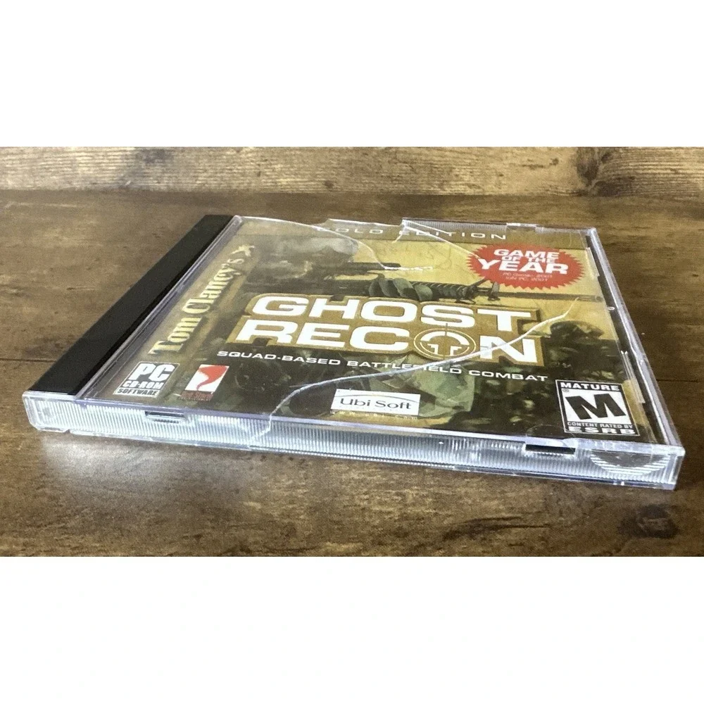 2003 Tom Clancy's Ghost Recon Gold Edition PC CD-ROM Software Ubisoft Tested